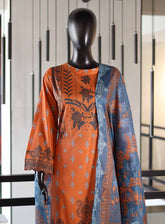 Royal Fashion Printed Lawn Suits Stitched 3 Piece RF25AJ PL-RT-07